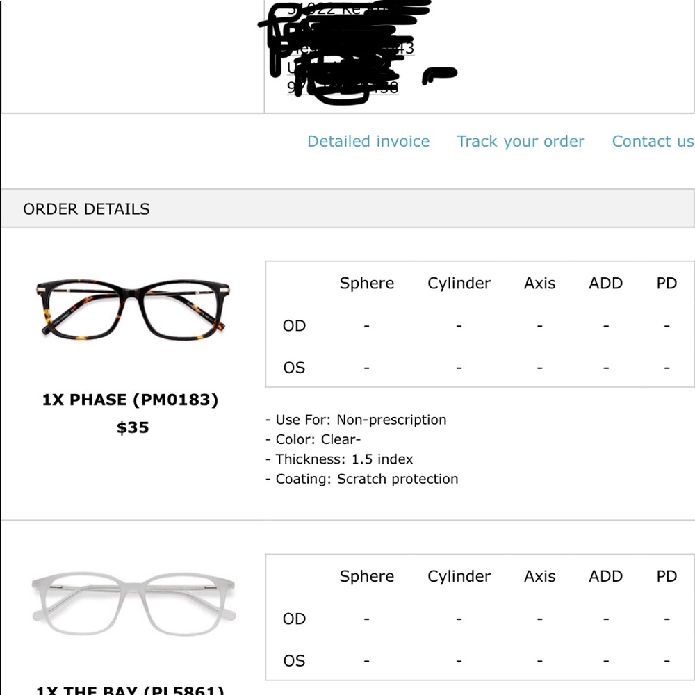 EyeBuyDirect “1X Phase” frames no script. - Picture 3 of 3